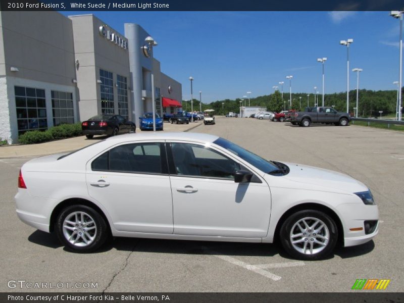  2010 Fusion S White Suede