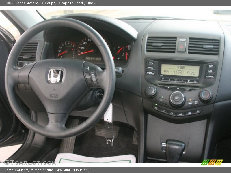 Graphite Pearl / Black 2005 Honda Accord LX Coupe