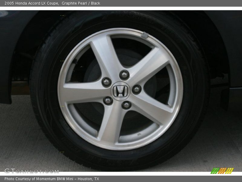 Graphite Pearl / Black 2005 Honda Accord LX Coupe