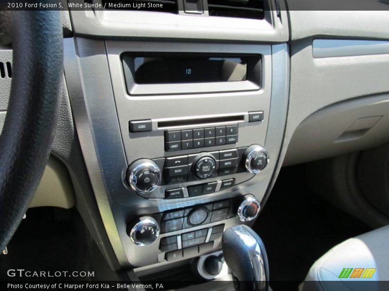 White Suede / Medium Light Stone 2010 Ford Fusion S