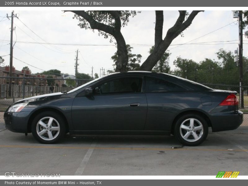 Graphite Pearl / Black 2005 Honda Accord LX Coupe