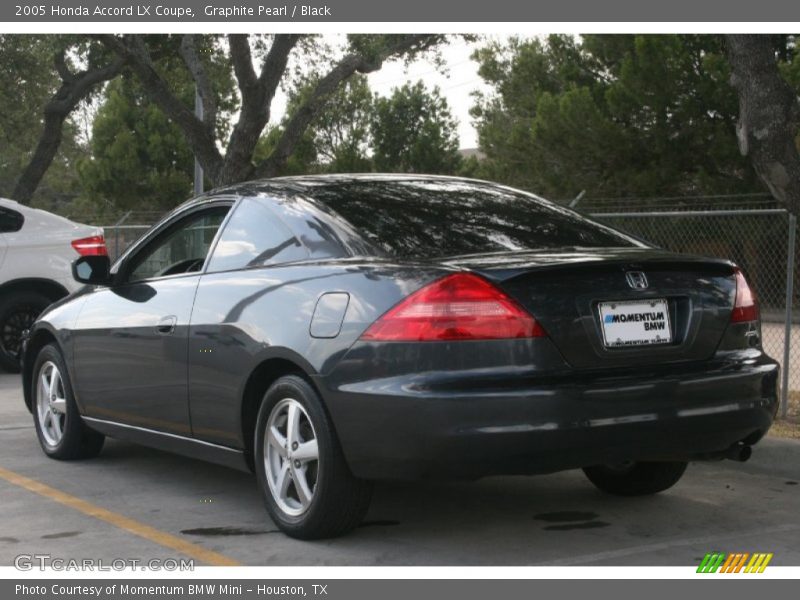Graphite Pearl / Black 2005 Honda Accord LX Coupe