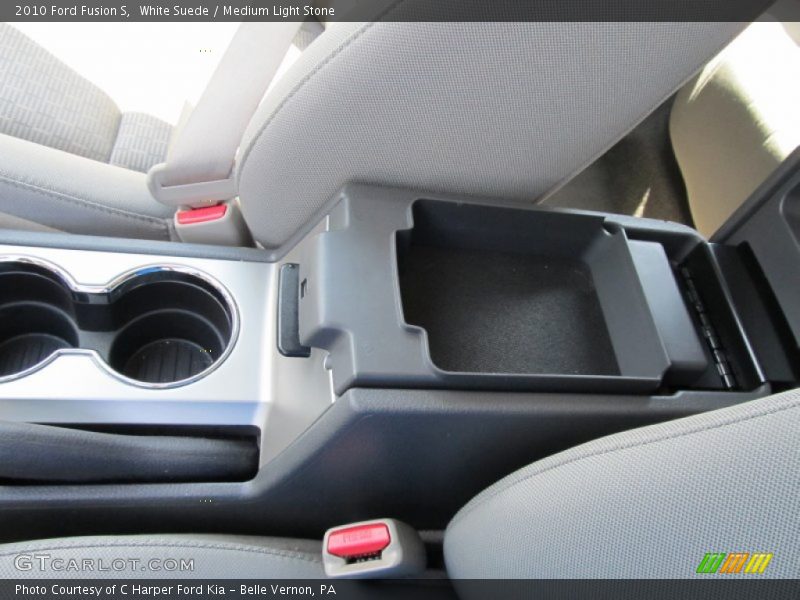 White Suede / Medium Light Stone 2010 Ford Fusion S