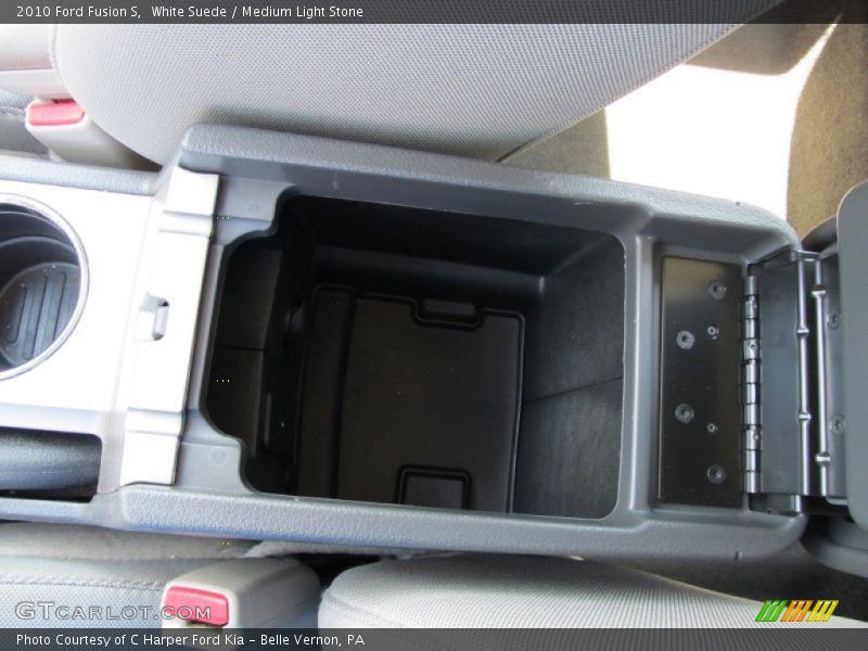 White Suede / Medium Light Stone 2010 Ford Fusion S