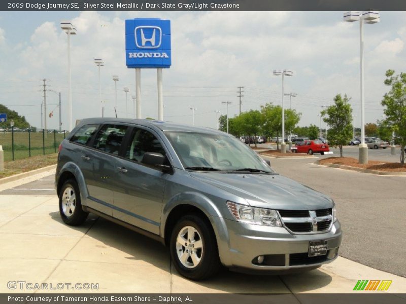 Silver Steel Metallic / Dark Slate Gray/Light Graystone 2009 Dodge Journey SE