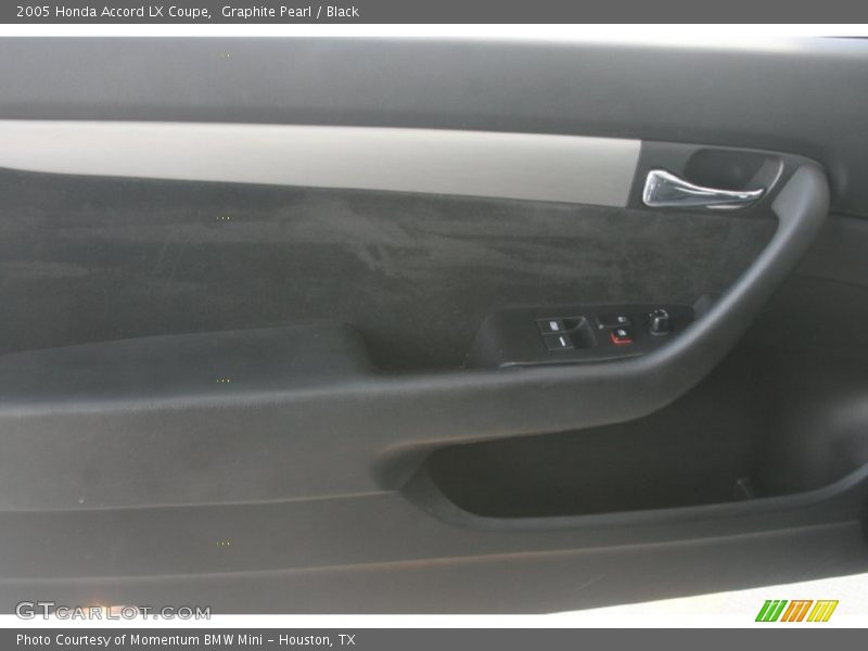 Graphite Pearl / Black 2005 Honda Accord LX Coupe