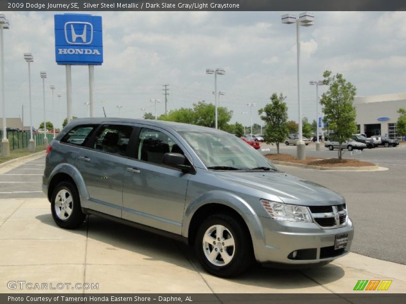 Silver Steel Metallic / Dark Slate Gray/Light Graystone 2009 Dodge Journey SE