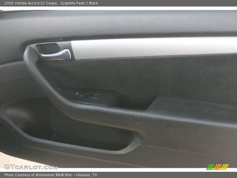 Graphite Pearl / Black 2005 Honda Accord LX Coupe