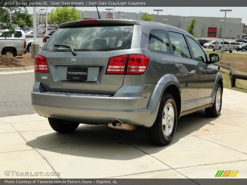 Silver Steel Metallic / Dark Slate Gray/Light Graystone 2009 Dodge Journey SE