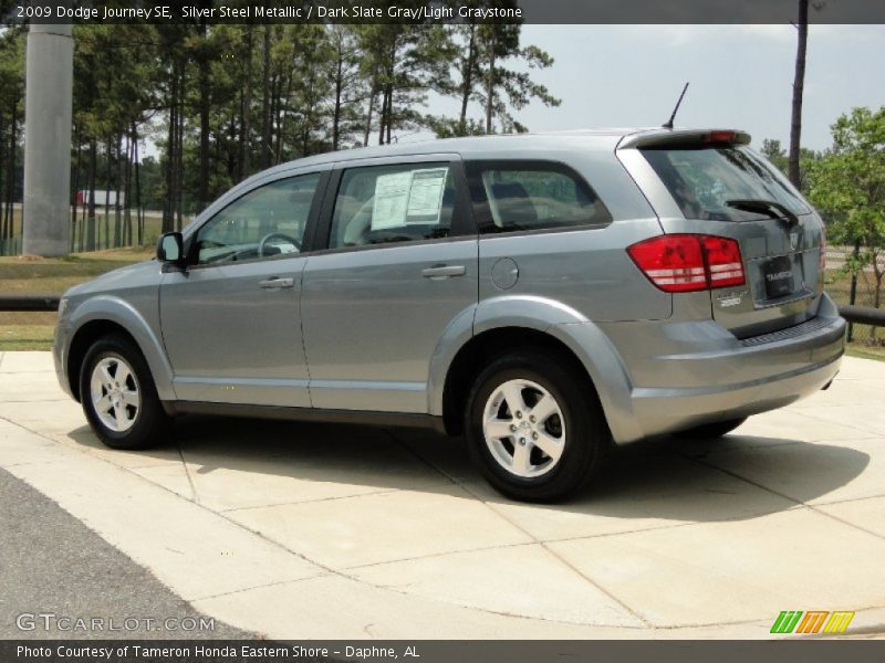 Silver Steel Metallic / Dark Slate Gray/Light Graystone 2009 Dodge Journey SE
