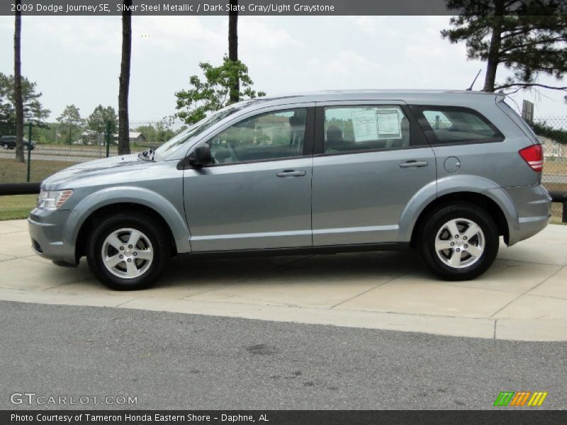 Silver Steel Metallic / Dark Slate Gray/Light Graystone 2009 Dodge Journey SE