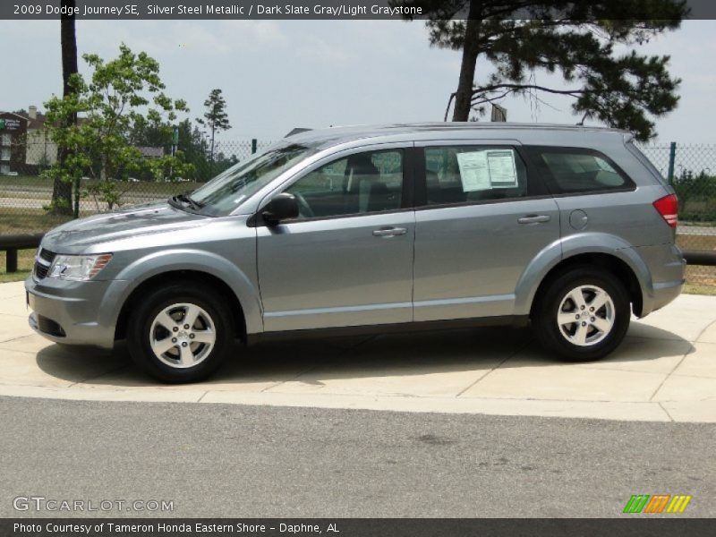 Silver Steel Metallic / Dark Slate Gray/Light Graystone 2009 Dodge Journey SE