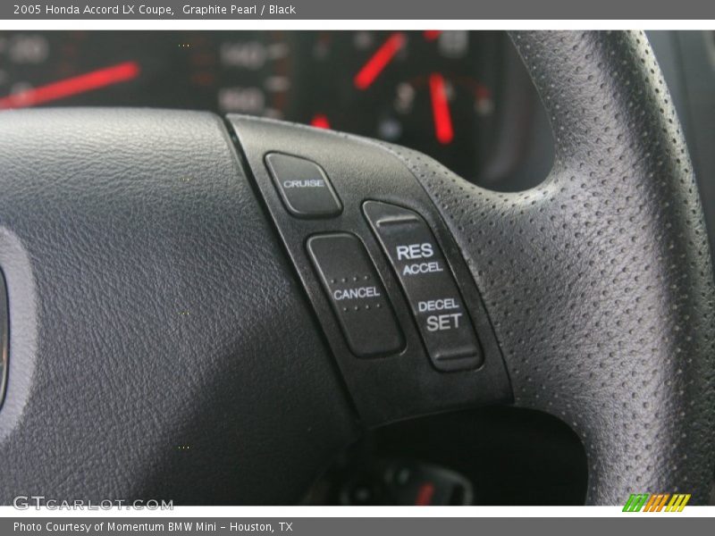 Graphite Pearl / Black 2005 Honda Accord LX Coupe