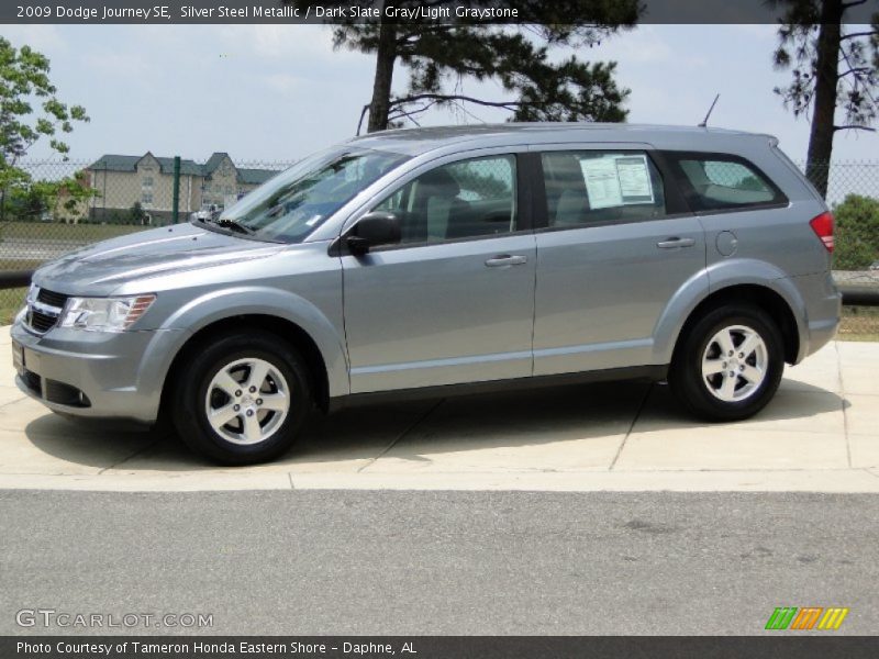 Silver Steel Metallic / Dark Slate Gray/Light Graystone 2009 Dodge Journey SE