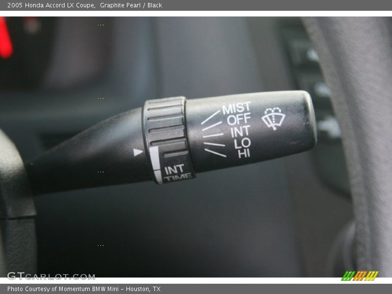 Graphite Pearl / Black 2005 Honda Accord LX Coupe