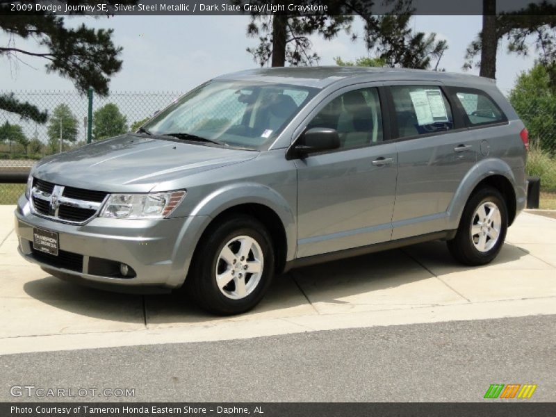 Silver Steel Metallic / Dark Slate Gray/Light Graystone 2009 Dodge Journey SE