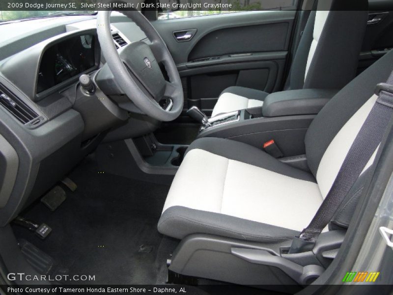 Silver Steel Metallic / Dark Slate Gray/Light Graystone 2009 Dodge Journey SE