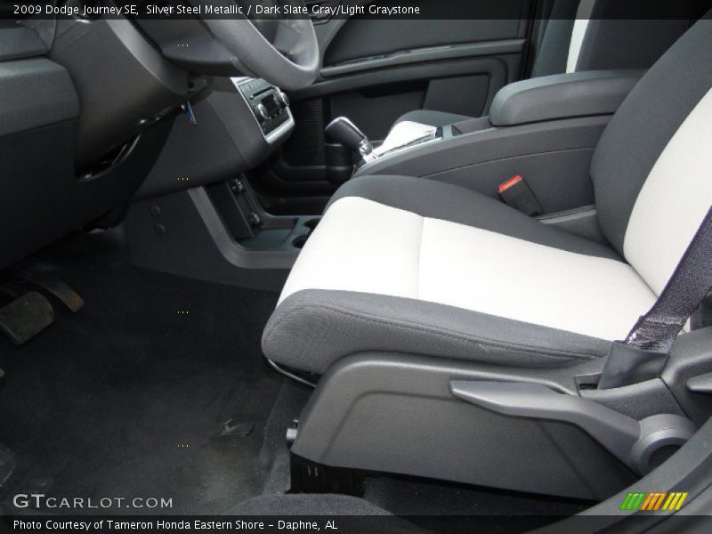 Silver Steel Metallic / Dark Slate Gray/Light Graystone 2009 Dodge Journey SE