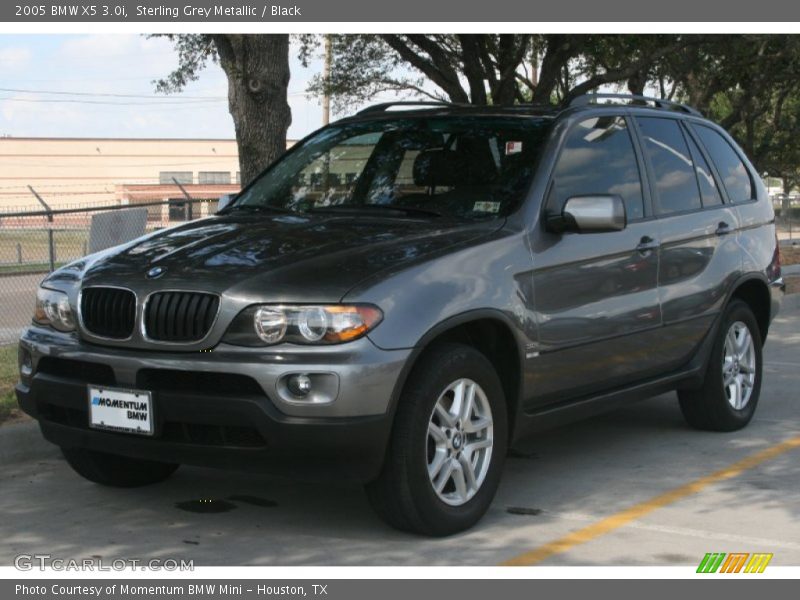 Sterling Grey Metallic / Black 2005 BMW X5 3.0i