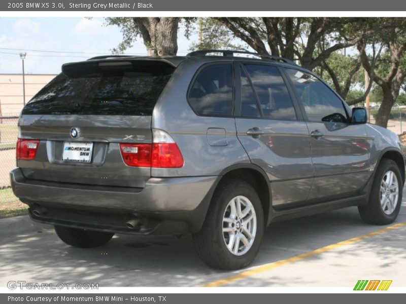 Sterling Grey Metallic / Black 2005 BMW X5 3.0i