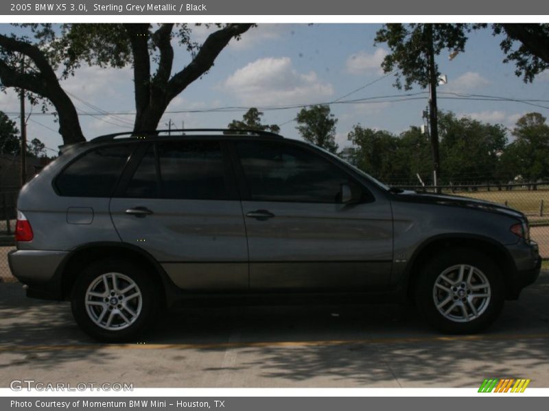 Sterling Grey Metallic / Black 2005 BMW X5 3.0i