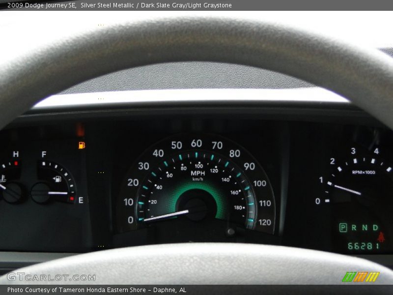 Silver Steel Metallic / Dark Slate Gray/Light Graystone 2009 Dodge Journey SE