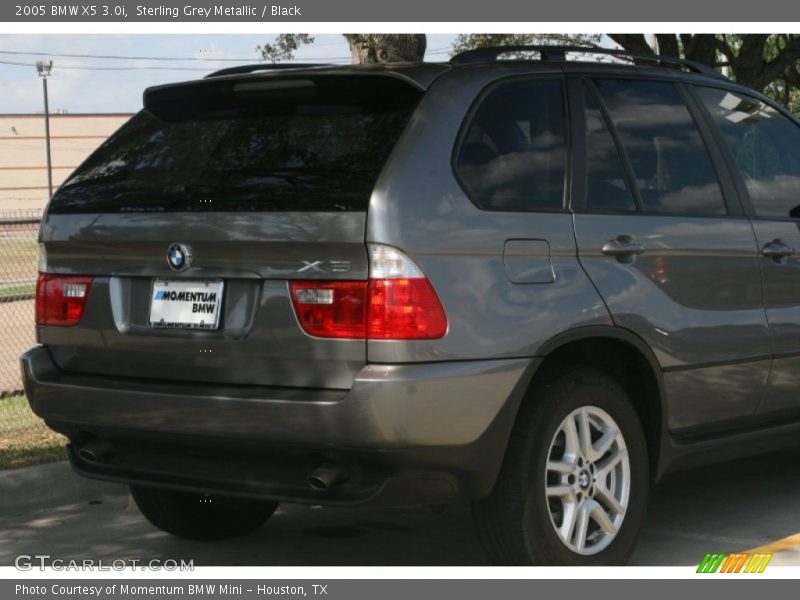 Sterling Grey Metallic / Black 2005 BMW X5 3.0i