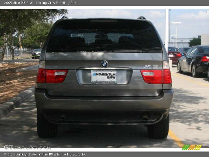 Sterling Grey Metallic / Black 2005 BMW X5 3.0i