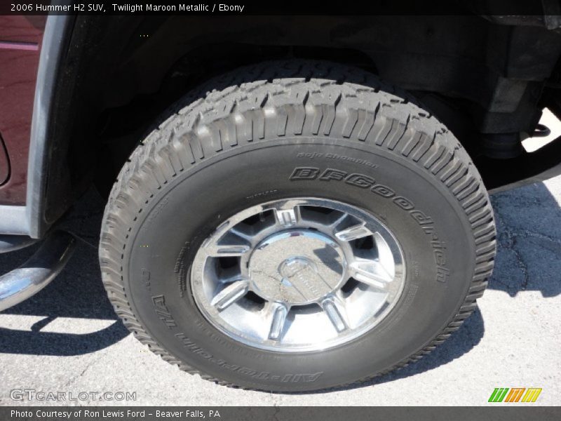 Twilight Maroon Metallic / Ebony 2006 Hummer H2 SUV