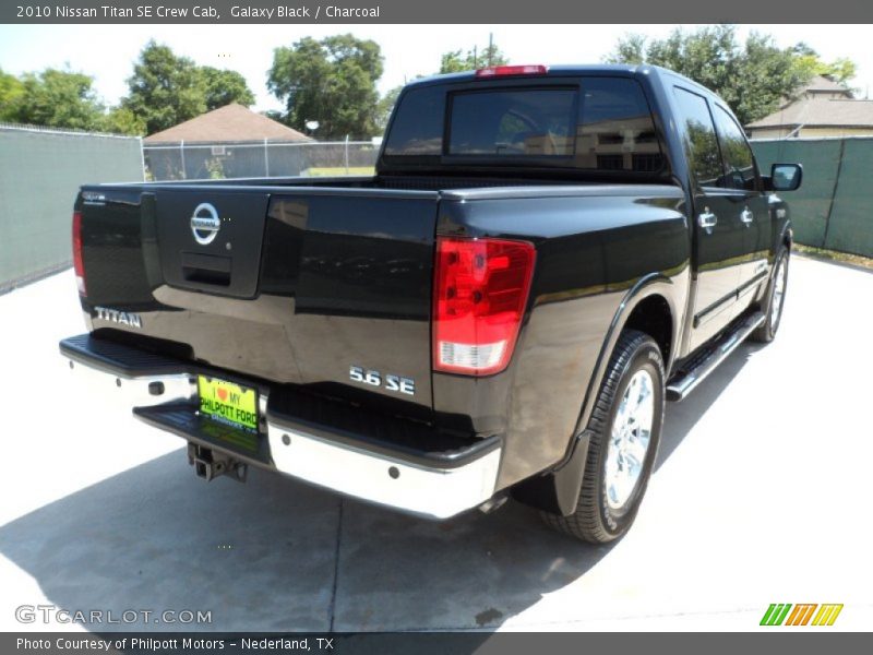 Galaxy Black / Charcoal 2010 Nissan Titan SE Crew Cab