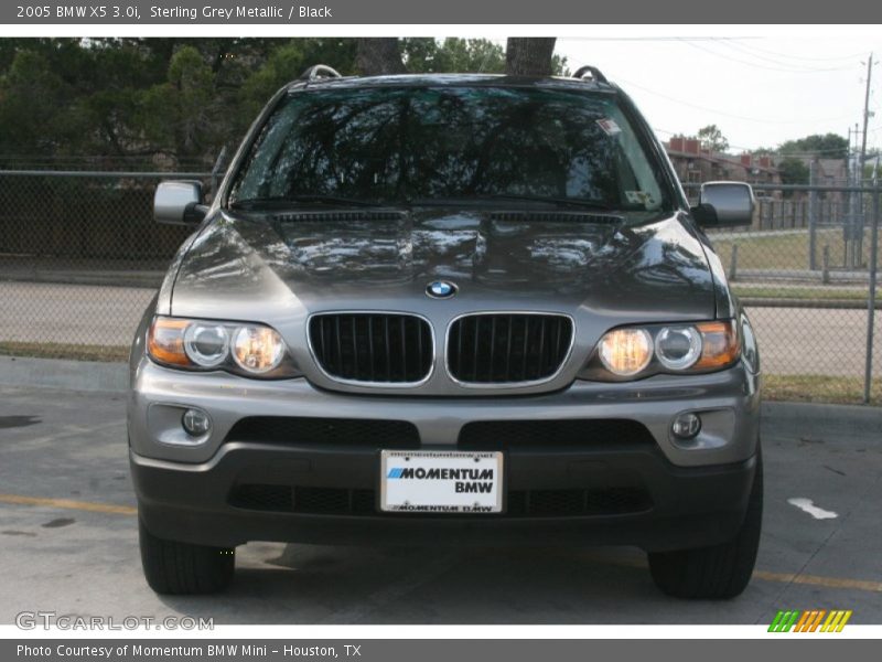 Sterling Grey Metallic / Black 2005 BMW X5 3.0i