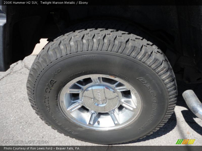 Twilight Maroon Metallic / Ebony 2006 Hummer H2 SUV