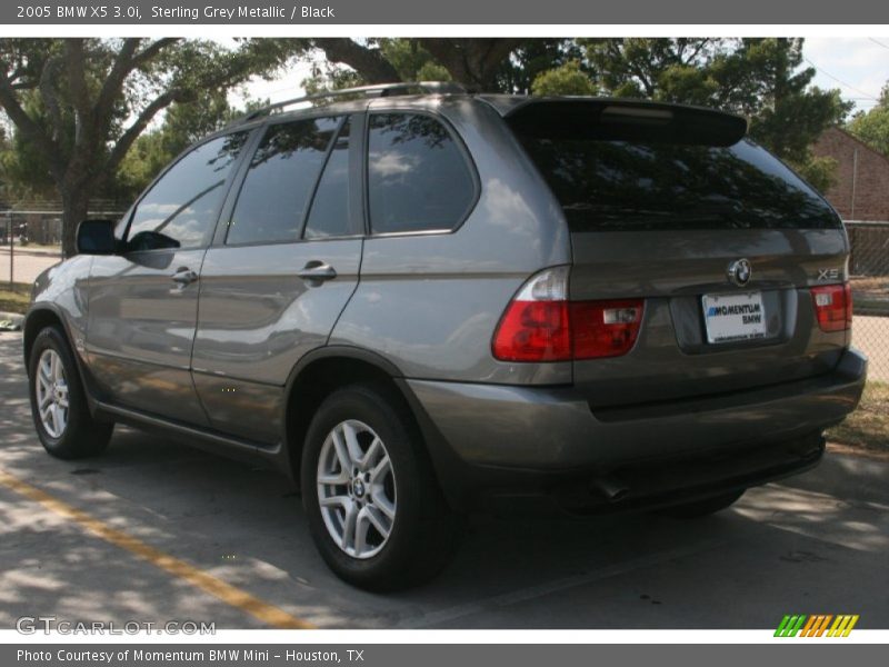 Sterling Grey Metallic / Black 2005 BMW X5 3.0i