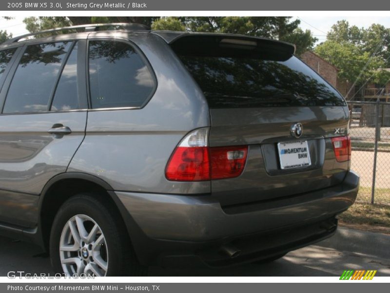 Sterling Grey Metallic / Black 2005 BMW X5 3.0i