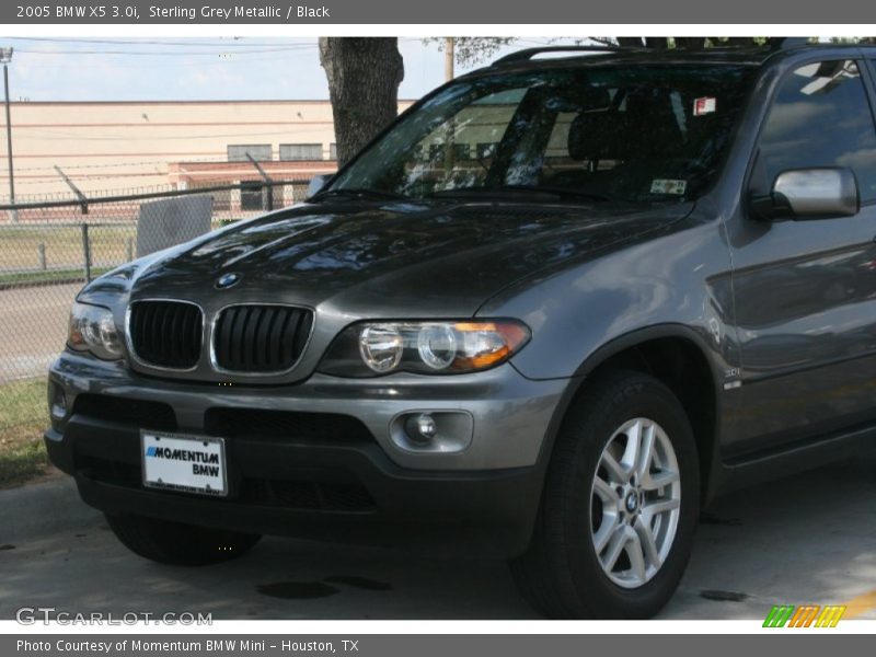 Sterling Grey Metallic / Black 2005 BMW X5 3.0i
