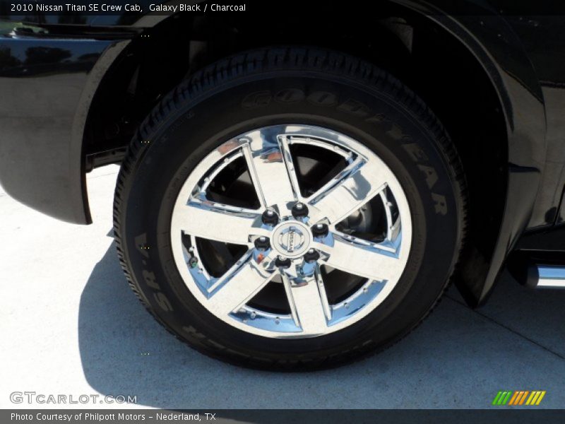 Galaxy Black / Charcoal 2010 Nissan Titan SE Crew Cab