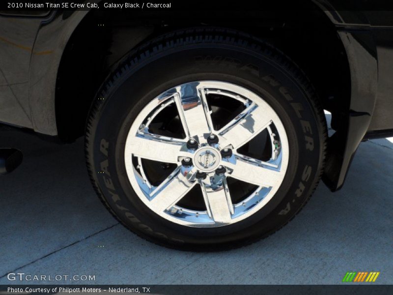 Galaxy Black / Charcoal 2010 Nissan Titan SE Crew Cab