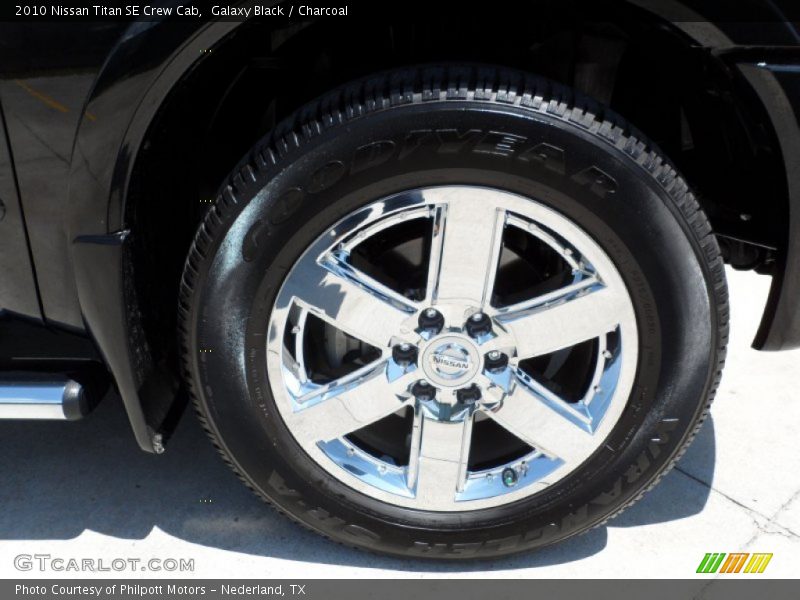 Galaxy Black / Charcoal 2010 Nissan Titan SE Crew Cab