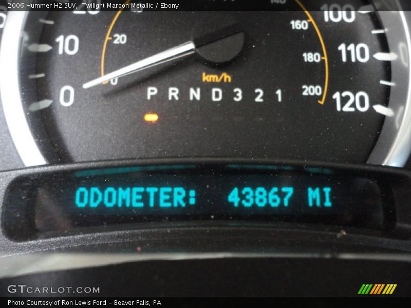 Twilight Maroon Metallic / Ebony 2006 Hummer H2 SUV