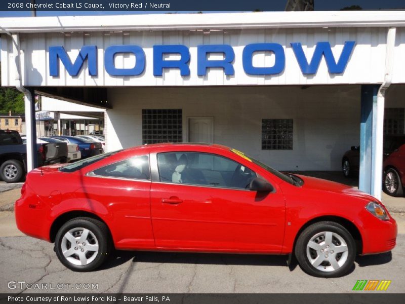 Victory Red / Neutral 2008 Chevrolet Cobalt LS Coupe