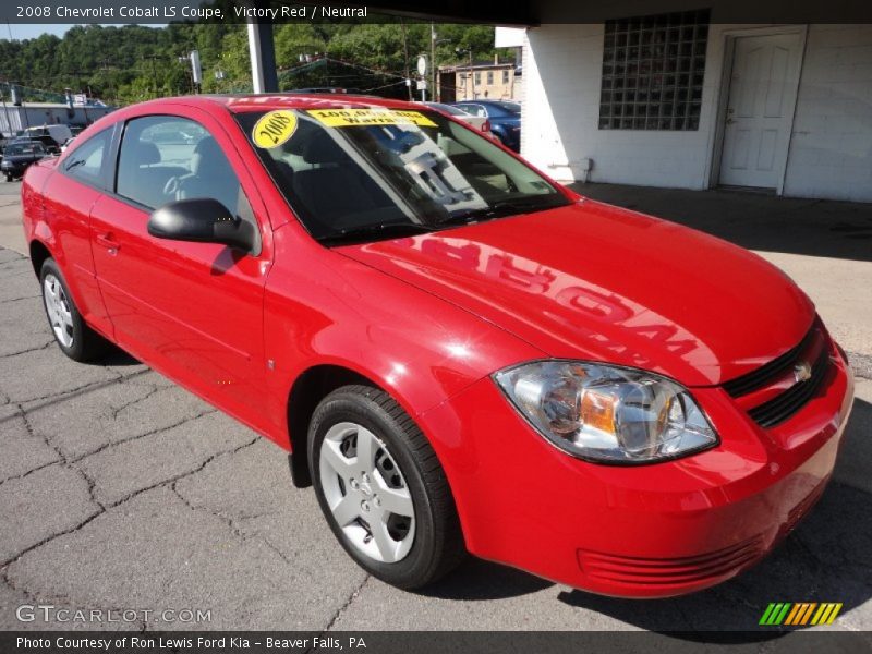 Victory Red / Neutral 2008 Chevrolet Cobalt LS Coupe