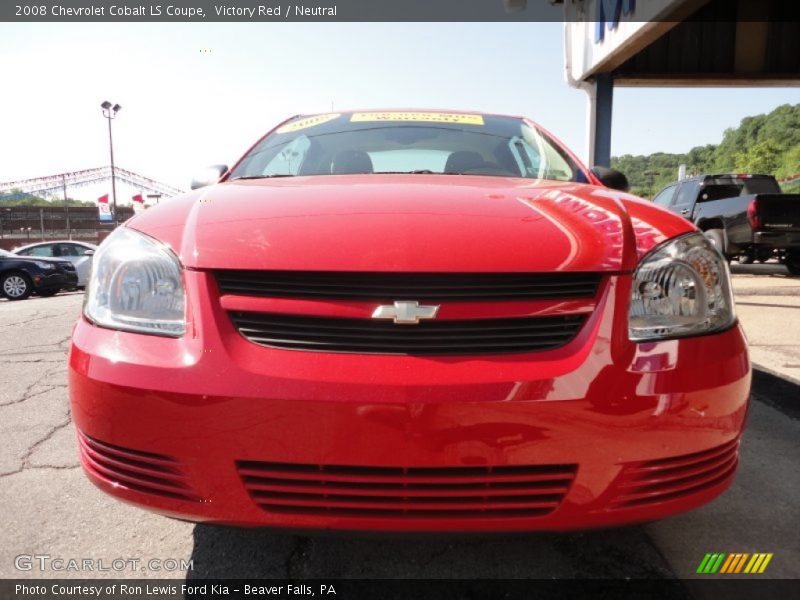 Victory Red / Neutral 2008 Chevrolet Cobalt LS Coupe