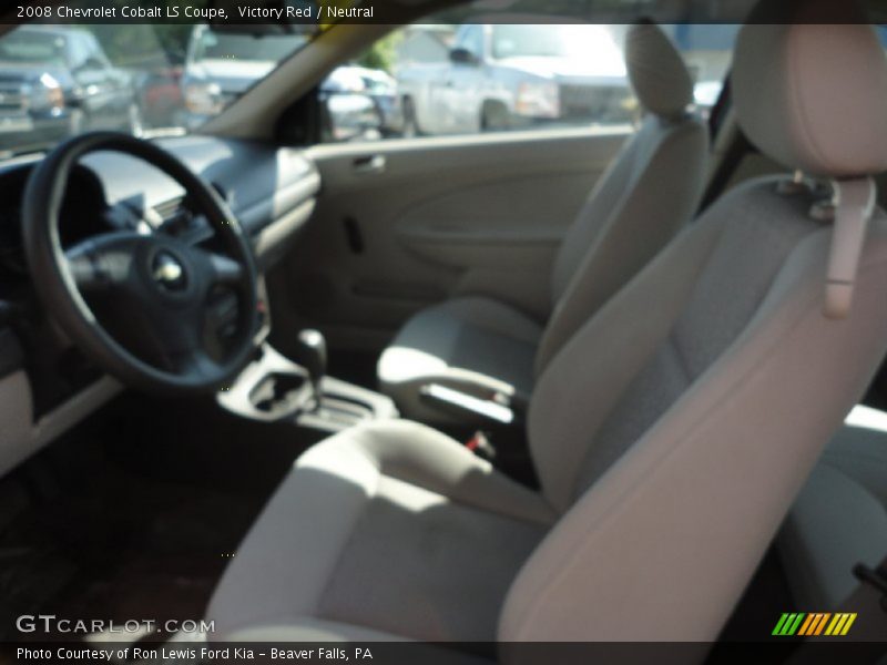 Victory Red / Neutral 2008 Chevrolet Cobalt LS Coupe