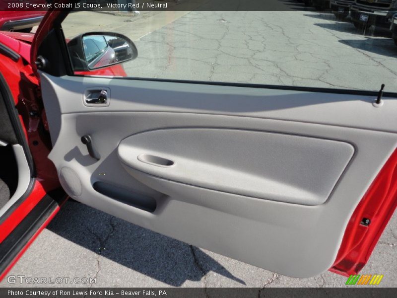Victory Red / Neutral 2008 Chevrolet Cobalt LS Coupe