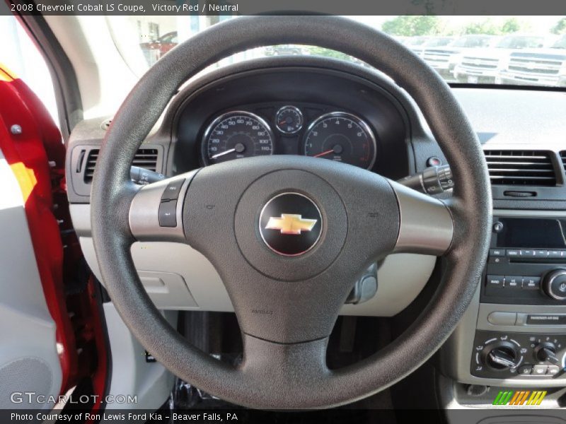 Victory Red / Neutral 2008 Chevrolet Cobalt LS Coupe