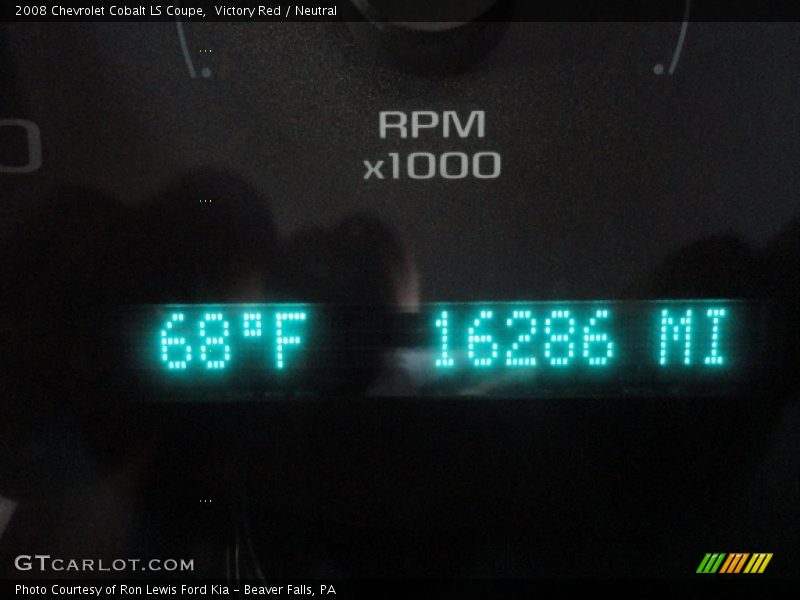 Victory Red / Neutral 2008 Chevrolet Cobalt LS Coupe