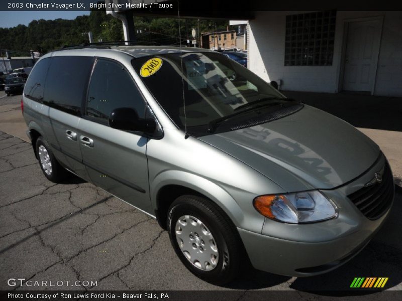 Bright Silver Metallic / Taupe 2003 Chrysler Voyager LX