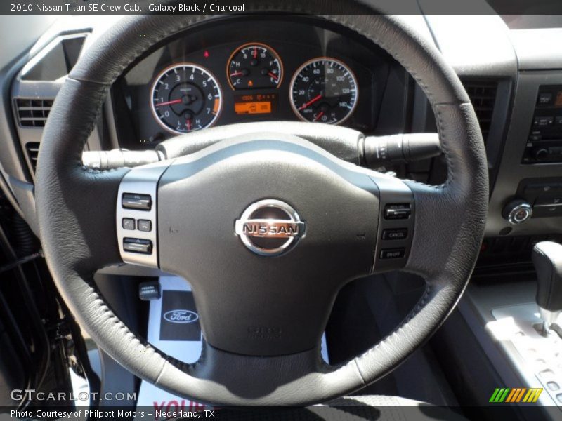Galaxy Black / Charcoal 2010 Nissan Titan SE Crew Cab