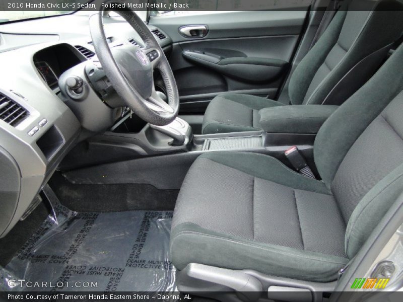 Polished Metal Metallic / Black 2010 Honda Civic LX-S Sedan