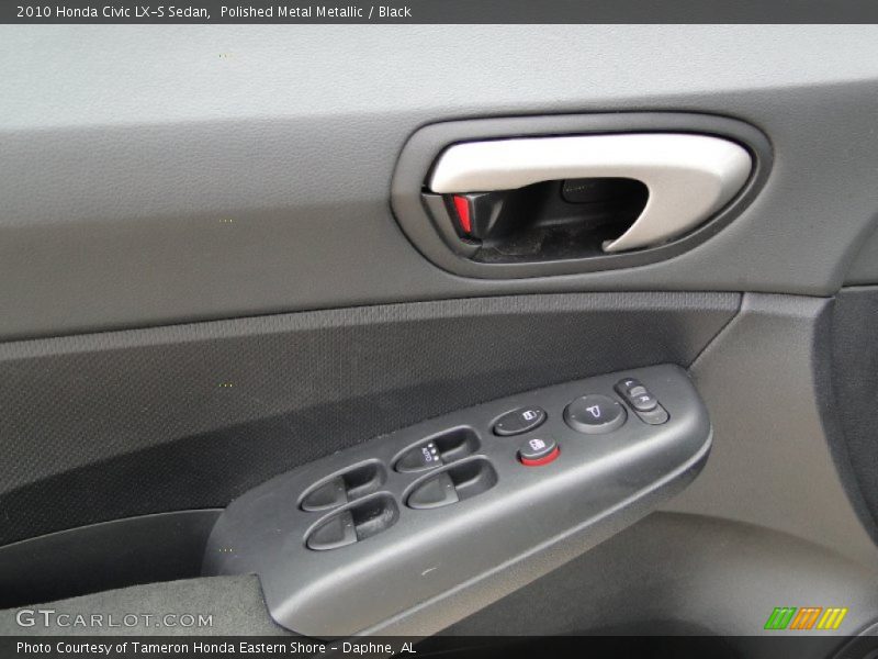 Polished Metal Metallic / Black 2010 Honda Civic LX-S Sedan